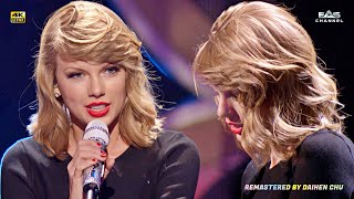 Remastered 4K• 60fps Love Story 1989 Remix  Taylor Swift • iHeartRadio Rehearsal • EAS Channel [upl. by Irrab]