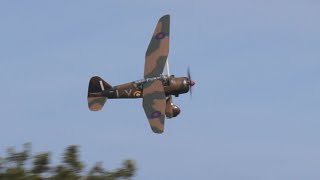 Westland Lysander at The Victory Show 2nd September 2023 [upl. by Ahsekam]