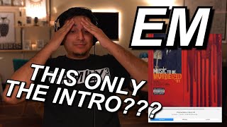 EMINEM  PREMONITION INTRO REACTION  DUDE SPITTING FACTS [upl. by Socem]