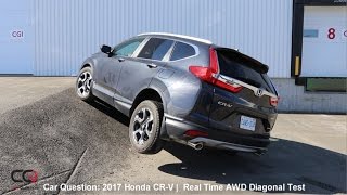 Real Time AWD Diagonal Test Honda CRV  The MOST complete review Part 68 [upl. by Odom]