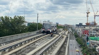 Bangkok Gold Line Skytrain Khlong San to Krung Thon Buri [upl. by Finah619]