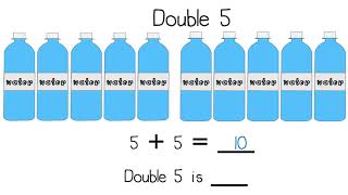 Online learning  How to double  numbers 15  grade 1  Maths for kids [upl. by Assirek]