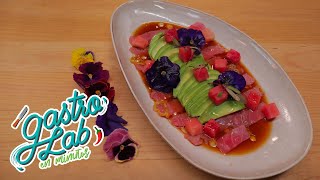 Receta fácil de TIRADITO DE ATÚN  Recetas deliciosas [upl. by Neibart]