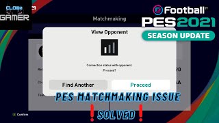 Pes 2021 Pc Online Matchmaking Solution  Tips [upl. by Ahsetel]