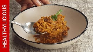 Spicy Sweet Potato Mash  Healthylicious [upl. by Yrome]