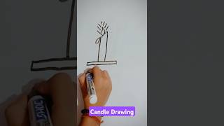 Candle drawing art [upl. by Jordana]