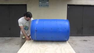 How to make your own home made compost tumbler step by step [upl. by Inavihs543]