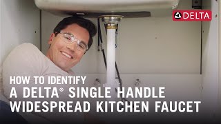 How to Install a Delta® Single Handle Widespread Kitchen Faucet with a Sink Sprayer [upl. by Obocaj987]