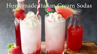 Homemade Italian Cream Soda Tutorial [upl. by Goer908]