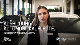 Ausbildung zum Automobilkaufmann wmx  BMW Group Careers [upl. by Sully]