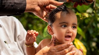 ❤ Baby Jaanya ❤ Tonsure ceremony  Smilebook Photography [upl. by Thorvald]