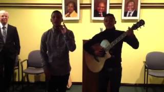 South Africas singing sensation Vicus Visser [upl. by Ahsimot]