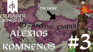 Byzantium Restored in CK3  Alexios Komnenos Is The TRUE Emperor 3 [upl. by Yebba]