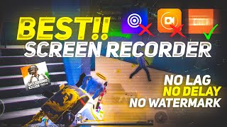 Best Screen Recorder For Gaming No Lag  Android Best Screen Recorder For Low End Devices  For BGMI [upl. by Arayt79]