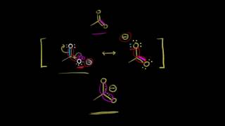 Resonance structure  Resonance and acidbase chemistry  Organic chemistry  Khan Academy [upl. by Mauer526]