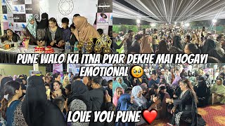 Pune Walo Ka Itna Pyaar Dekhe Mai Hogayi Emotional 🥹  Itna Crowd Aaya Baapre 😱  Love You Pune ❤️ [upl. by Douglass63]