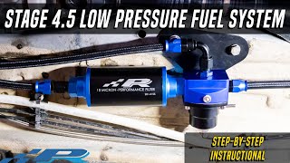 PRECISION RACEWORKS STAGE 45 FUEL SYSTEM UPGRADE  DIY [upl. by Shorter]