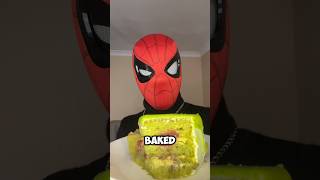 AUNT MAY BAKED ME A CAKE 😂🎂 fyp spiderman foryou shorts funny viral zackdfilms [upl. by Cassaundra]