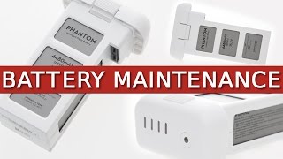 Phantom 3  4  Battery Maintenance Storage amp Information [upl. by Eentroc]