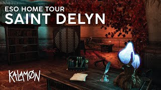 ESO Saint Delyn Home Tour Telvanni Waystation [upl. by Attenev361]