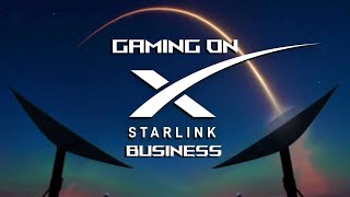 Gaming on Starlink Business  TechManPat [upl. by Shaefer]