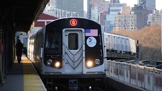 NQ7 Trains at Queensboro Plaza [upl. by Anatnahs]