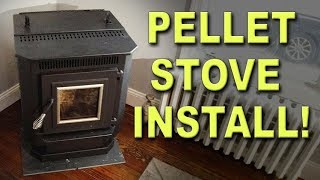 DIY Pellet Stove Installation [upl. by Carola]