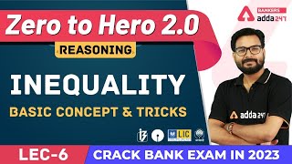 Inequality Reasoning Basic Concept amp Tricks L1  Banking Foundation Adda247 Class7 [upl. by Di]