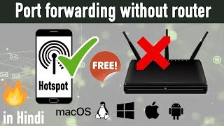 How to easily port forward without router Hindi [upl. by Xylon]