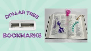 DIY Dollar Tree Bookmarks with Cricut Joy Xtra [upl. by Yehus]