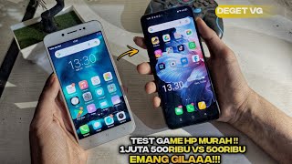 TEST GAME HP 1 JUTA 500 VS HP 500 RIBUAN EMANG GILAAA HASILNYA [upl. by Odracer]