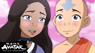 Aang and Kataras Cutest Moments Ever 💖  Avatar The Last Airbender [upl. by Nomael]