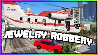 GTA 5 Roleplay  JEWELRY STORE HELICOPTER ROBBERY  RedlineRP [upl. by Plafker989]