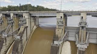 Warragamba Dam spilling  March 2021 [upl. by Gilmer975]