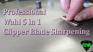 Professional Wahl 5 in 1 Clipper Blade Sharpening [upl. by Stephie]