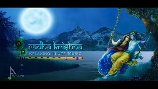 Lord Shri Krishna  Radha Krishna Love Theme  Beautiful Relaxing Flute Music [upl. by Aihseuqal377]