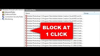 SOLVED Firewall Block Multiple Program in One Click Windows Firewall Incoming Outgoing Control [upl. by Anagrom]