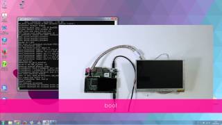 UDOOs LVDS touch screen connection tutorial [upl. by Ahsiekram158]