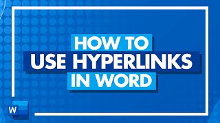 How to Use Hyperlinks in Microsoft Word Hyperlink in Word Tutorial [upl. by Aksoyn871]