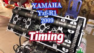 Yamaha YzfR1 2009 Timing​ Mark [upl. by Bartolemo]