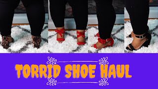 TORRID SHOE HAUL  Wide Width Heels 2021 Part 1 [upl. by Ellennahc]