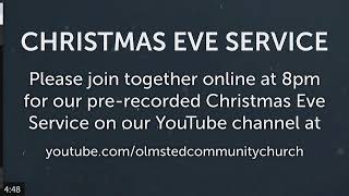 Olmsted Community Church Live Stream [upl. by Grimbald35]