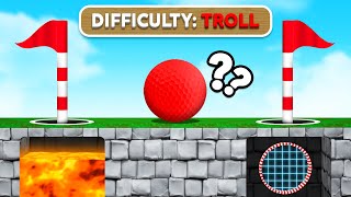 This Troll Course is Impossible in Golf It [upl. by Acirret]