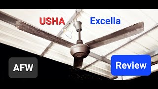 USHA Excella ceiling fan 1200mm 1980s model AFW [upl. by Leizar]