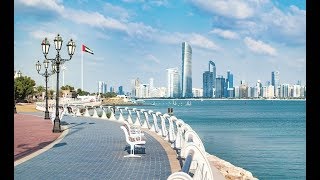 Corniche Abu Dhabi  Corniche Pedal Power Holiday visit Area  4K Video [upl. by Aivilys973]