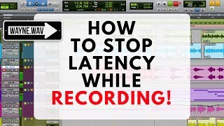 How to Stop Latency While Recording in Pro Tools  Echo or Delay in Headphones [upl. by Auguste]