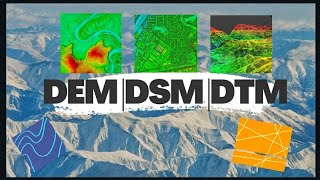 DEM  DSM  DTM [upl. by Sane236]