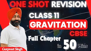 Gravitation  Class 11 Physics  NCERT Explanation in 50 Minutes🔥  One Shot with All Derivations🔥 [upl. by Ennovaj]