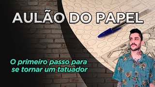 Aula como treinar tatuagem com papel e caneta [upl. by Yesiad]