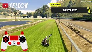 GTA 5  How To Do The HIPSTER SLIDE On a BMX GTA 5 How To BMX Stunt [upl. by Alexander]